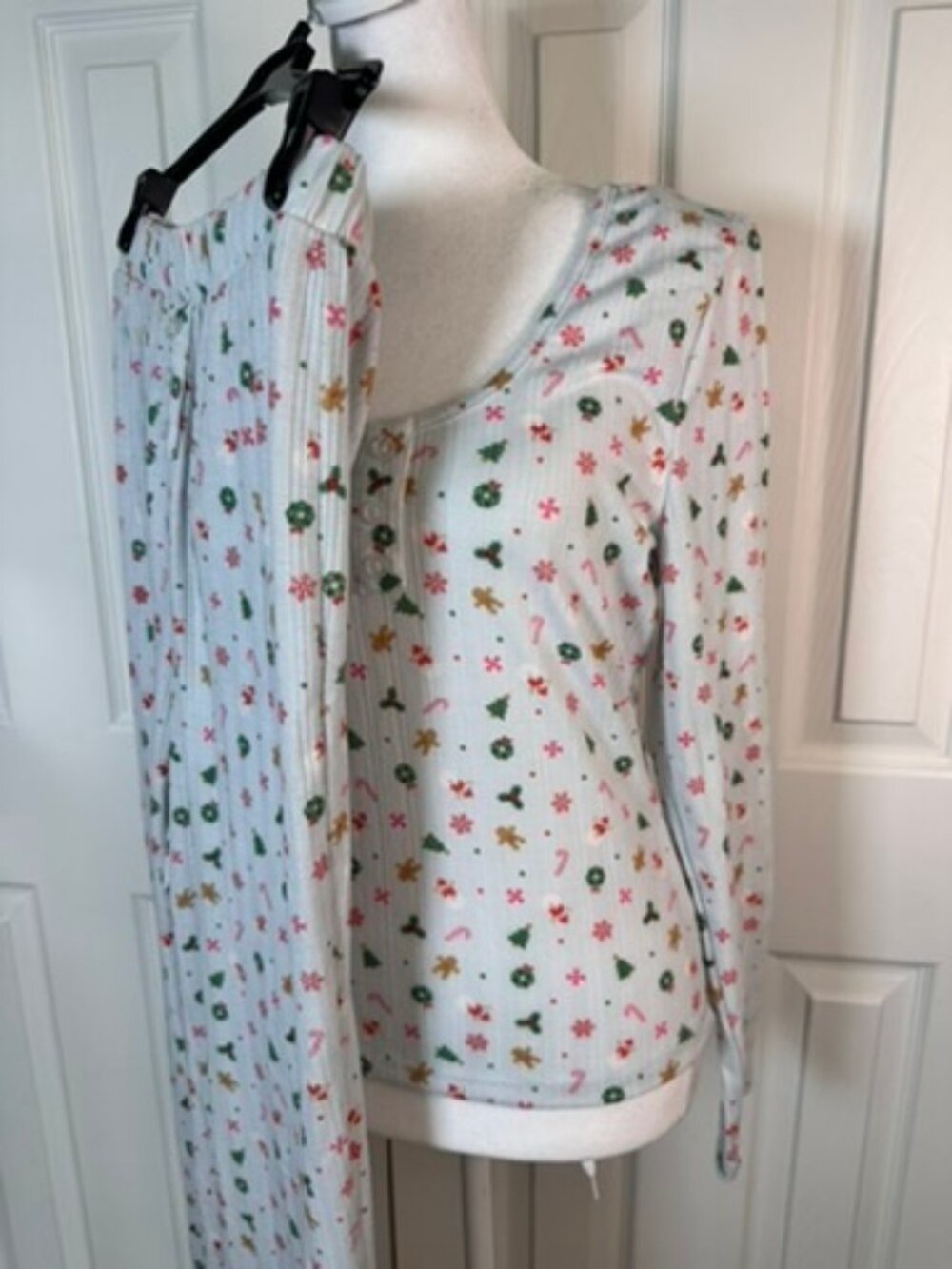 Ditsy Christmas PJ Set Large